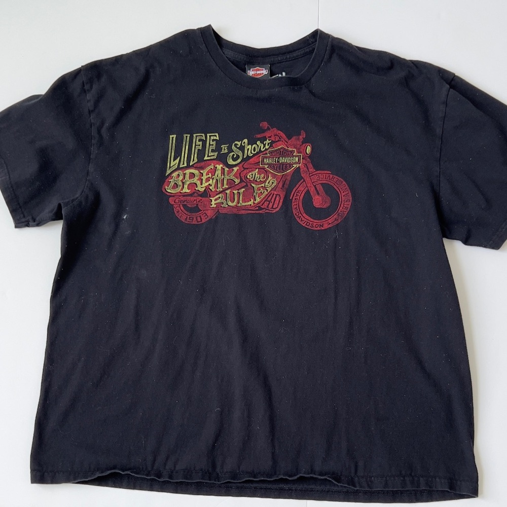 Harley-Davidson men’s Black Motorcycle Graphic Tee